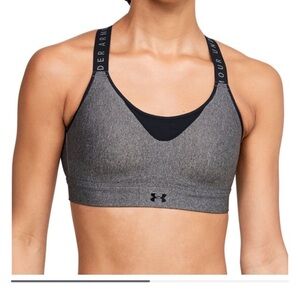 NWT Under Armour Infinity Heat Gear Cross Back Bra Size Large